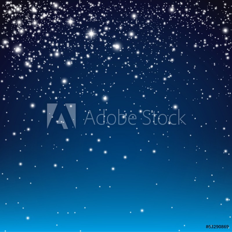 Picture of Starry Blue Background